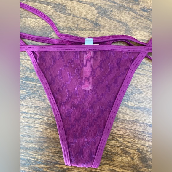 PINK Victoria’s Secret Thong Medium and XXL Velvet Details - Picture 3 of 5